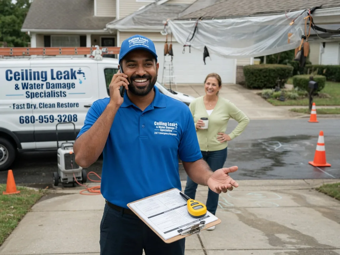 Ceiling Leak Cleanup Camden, TX FAQs